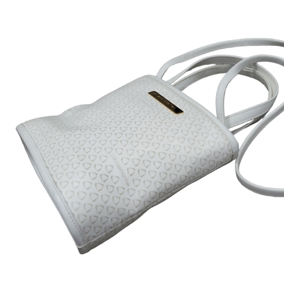 EUC Liz Claiborne women's small handbag crossbody bag purse, white - Picture 3 of 11